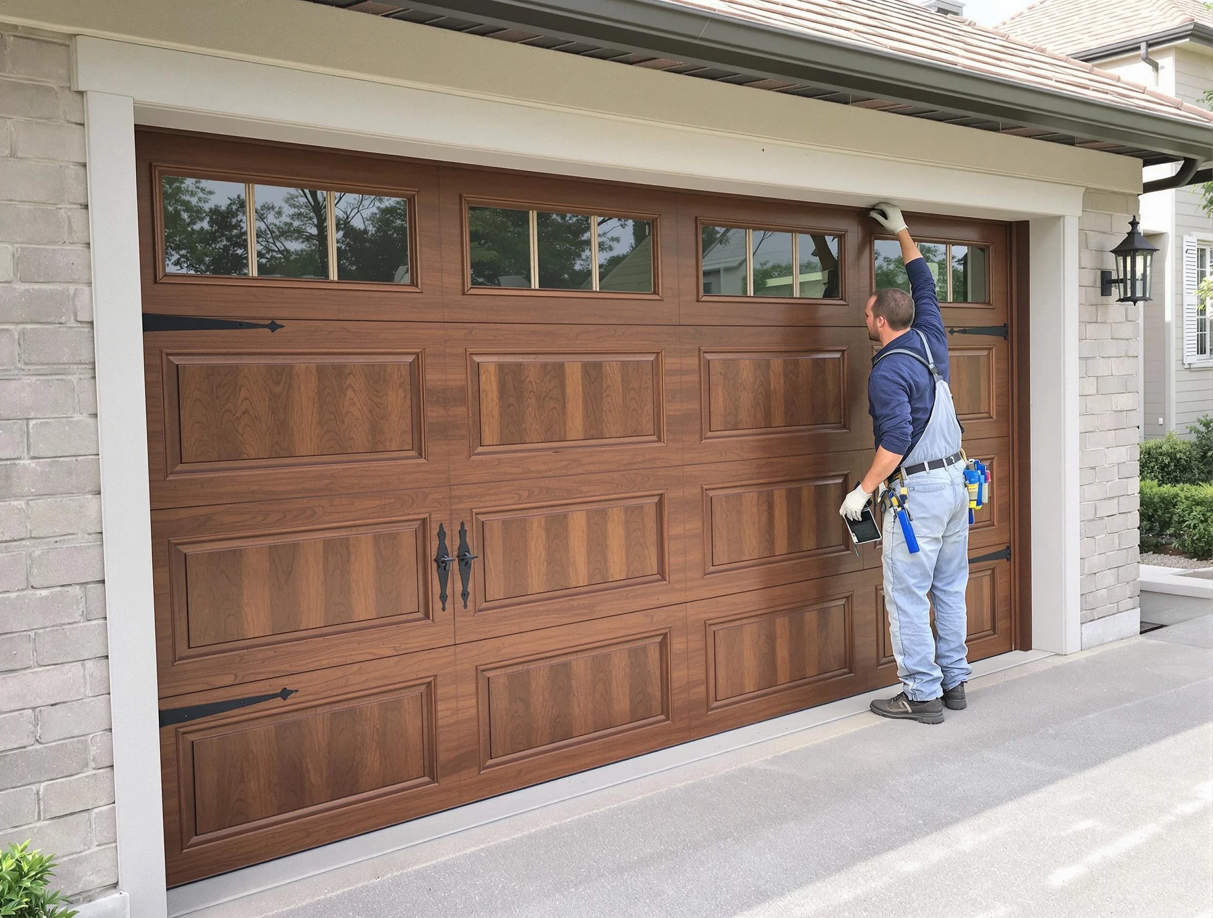 Custom garage door showcase by Midvale Garage Door Repair in Midvale