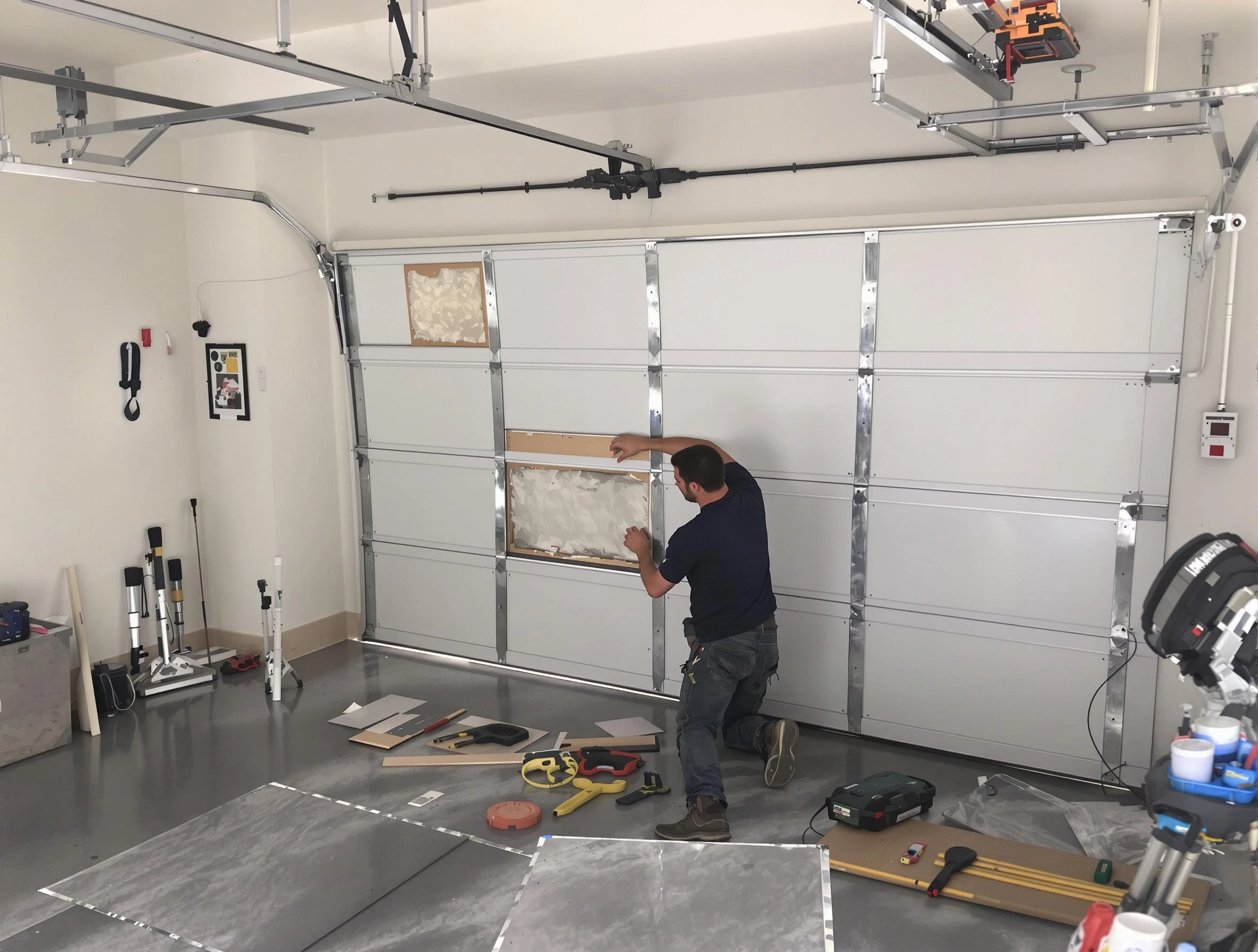 Garage Door Panel Repair in Midvale