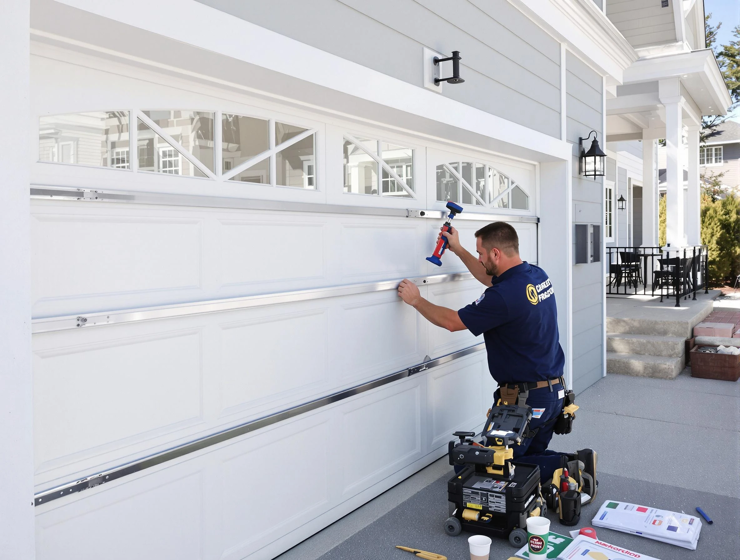 Professional garage door installation by Midvale Garage Door Repair in Midvale