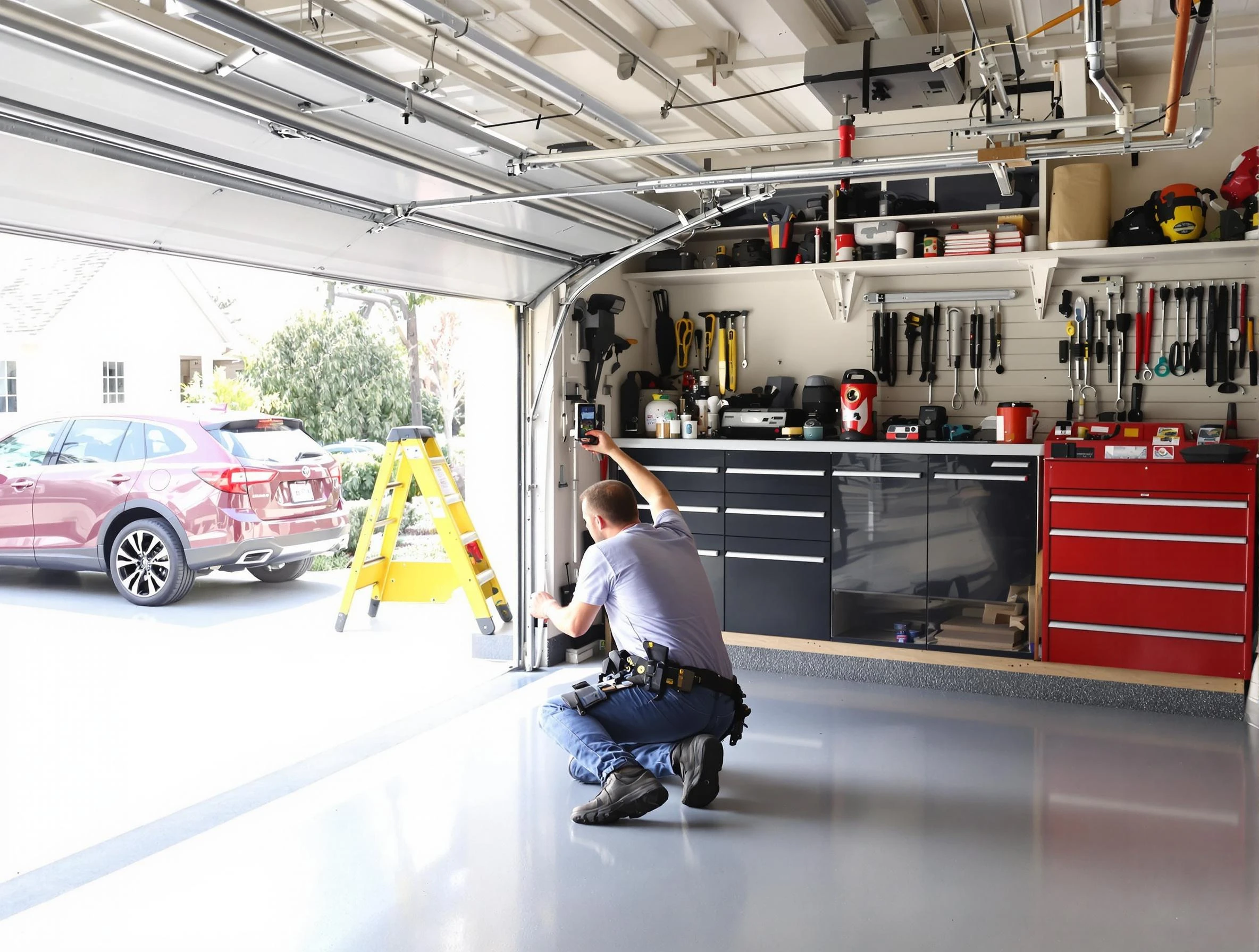 Local garage door repair service by Midvale Garage Door Repair in Midvale