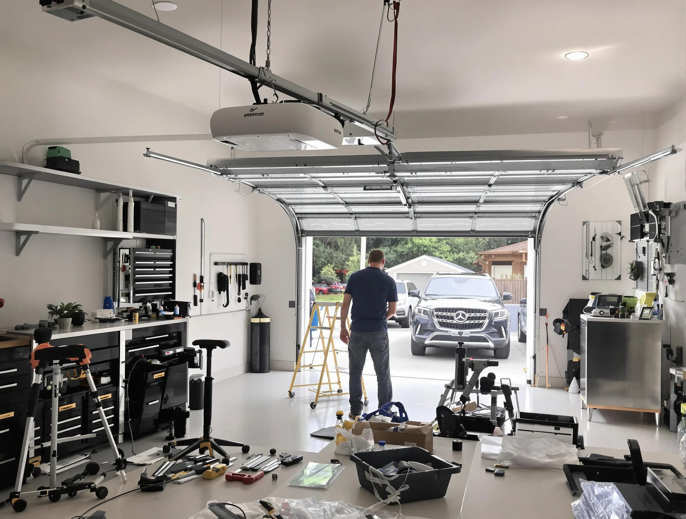 Garage door opener installation by Midvale Garage Door Repair in Midvale