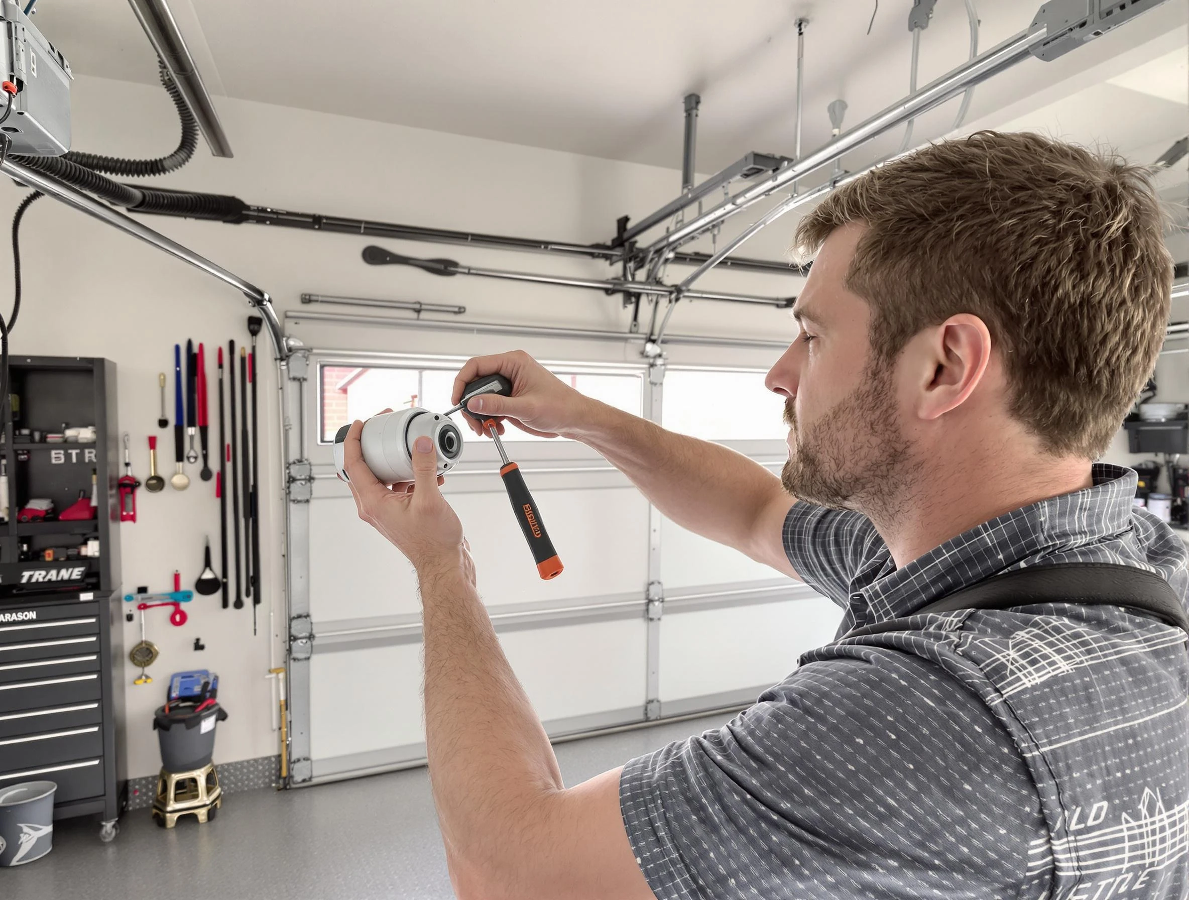 Garage door opener repair service by Midvale Garage Door Repair in Midvale